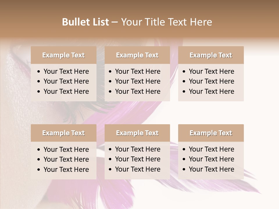 Girl Skincare Colored PowerPoint Template