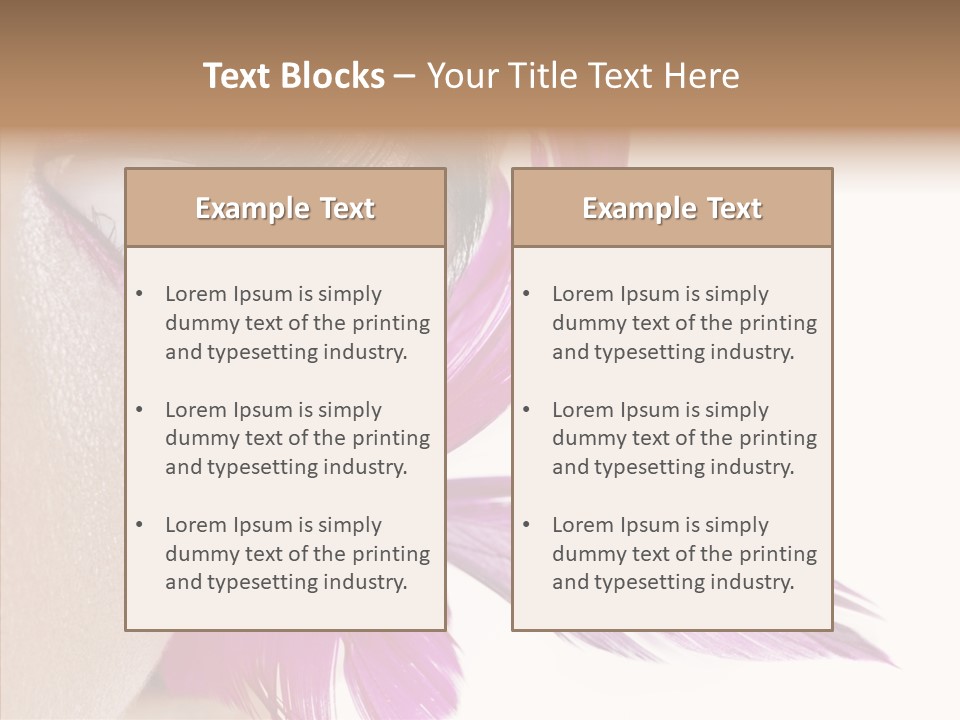 Girl Skincare Colored PowerPoint Template