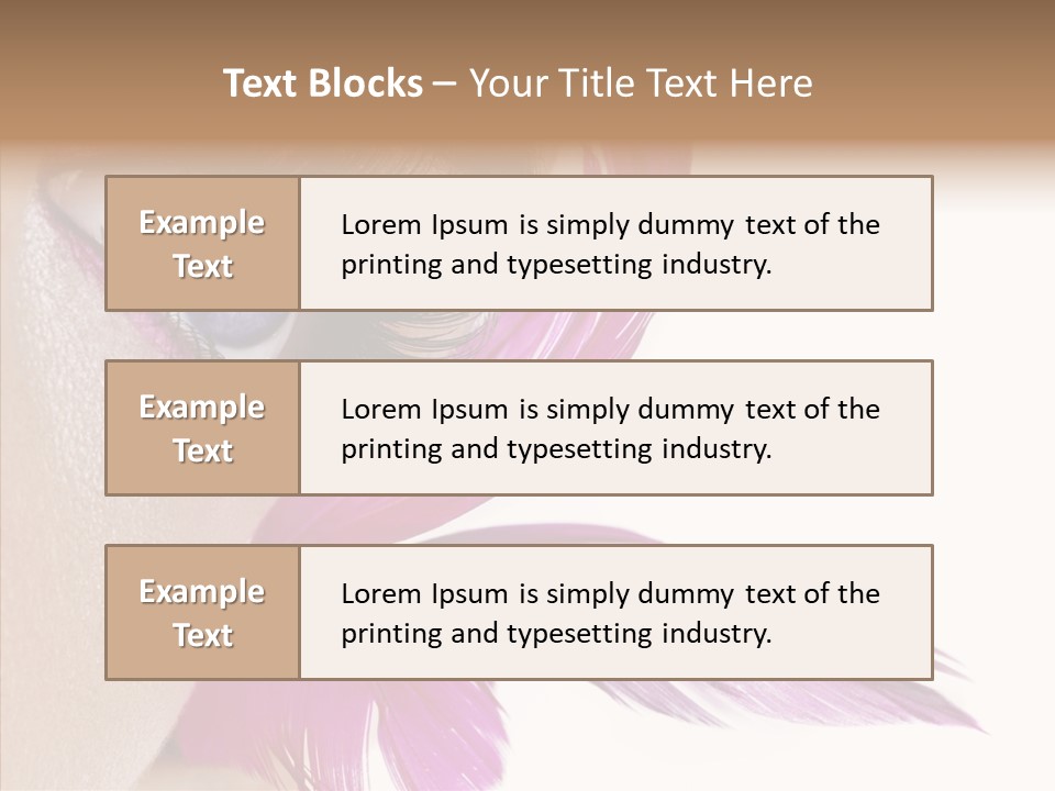 Girl Skincare Colored PowerPoint Template