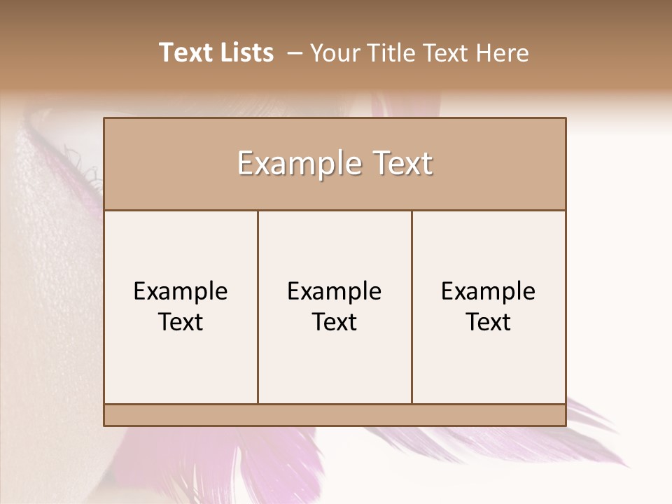 Girl Skincare Colored PowerPoint Template