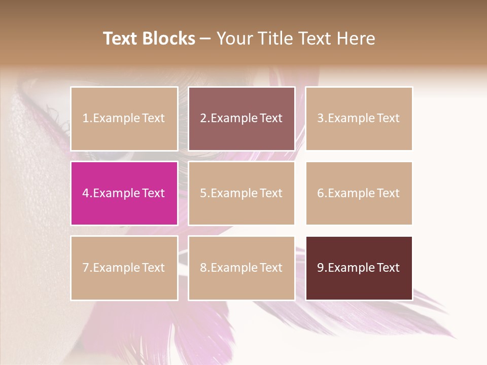 Girl Skincare Colored PowerPoint Template