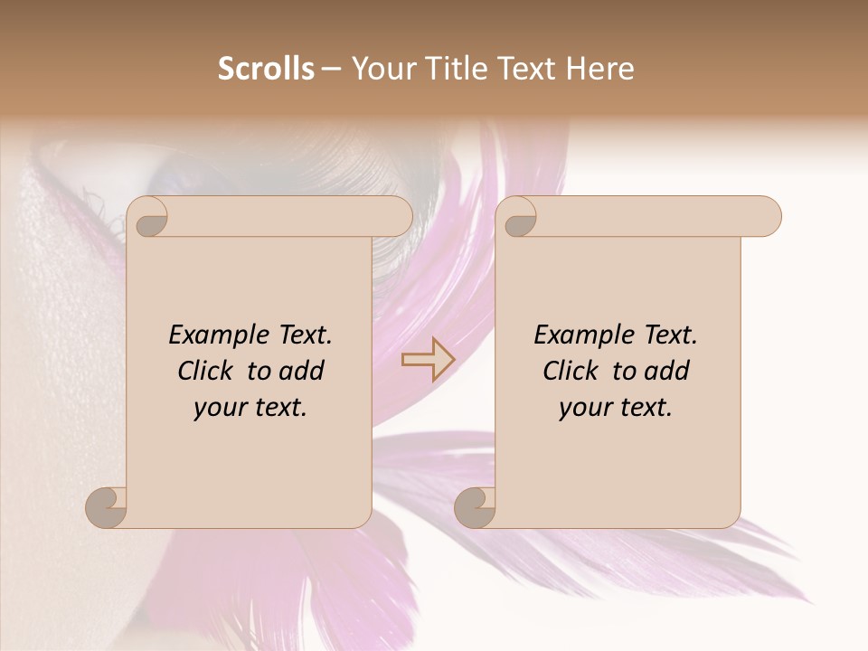 Girl Skincare Colored PowerPoint Template