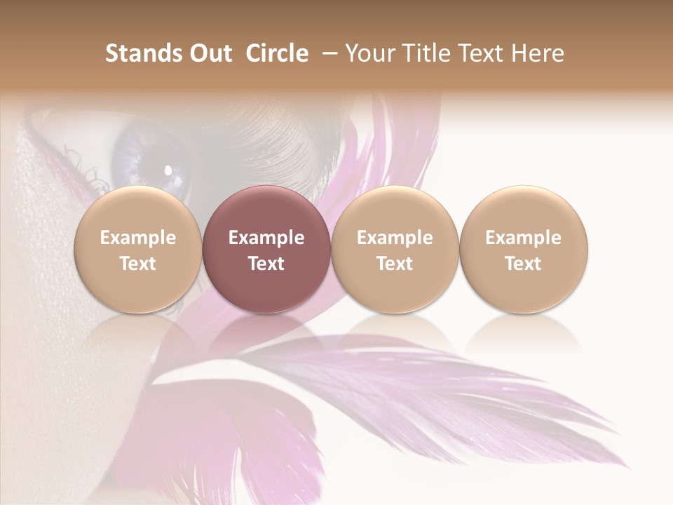 Girl Skincare Colored PowerPoint Template