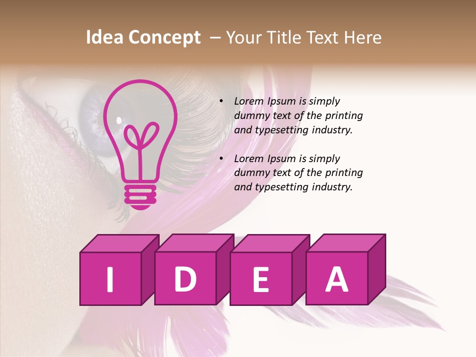 Girl Skincare Colored PowerPoint Template