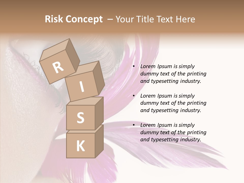 Girl Skincare Colored PowerPoint Template