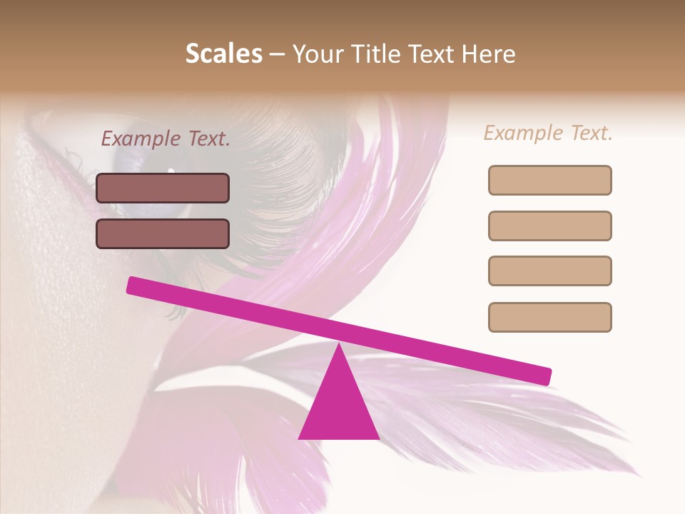 Girl Skincare Colored PowerPoint Template