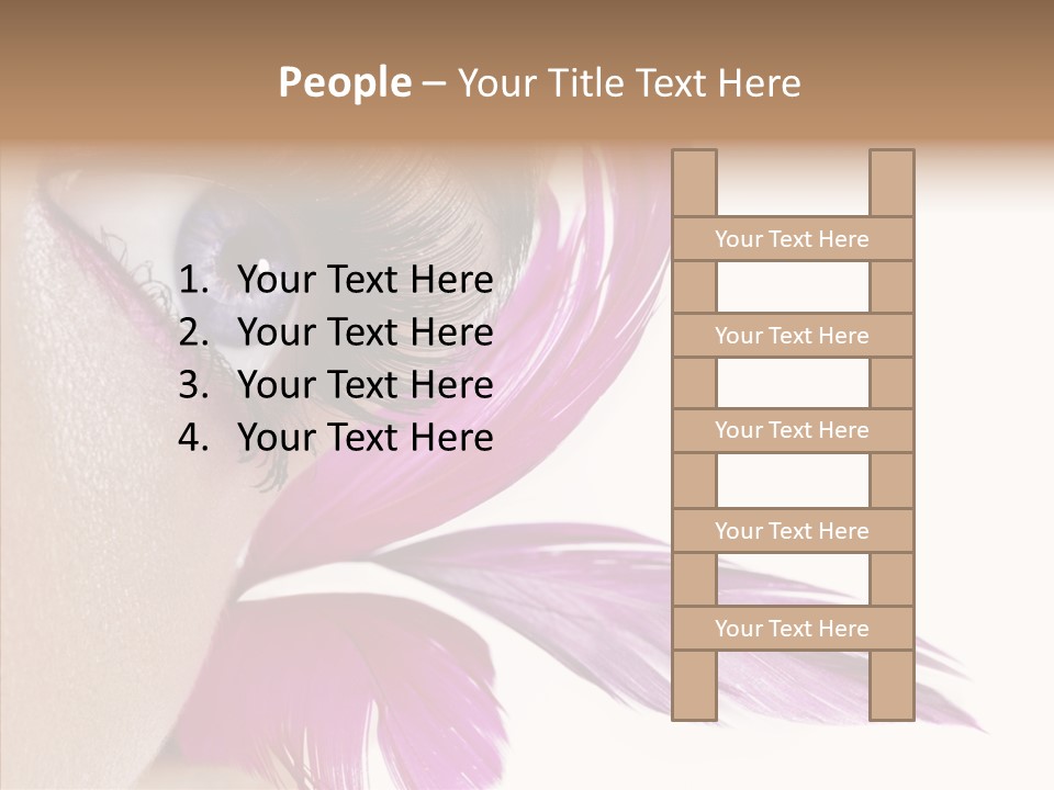 Girl Skincare Colored PowerPoint Template