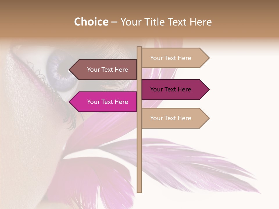 Girl Skincare Colored PowerPoint Template