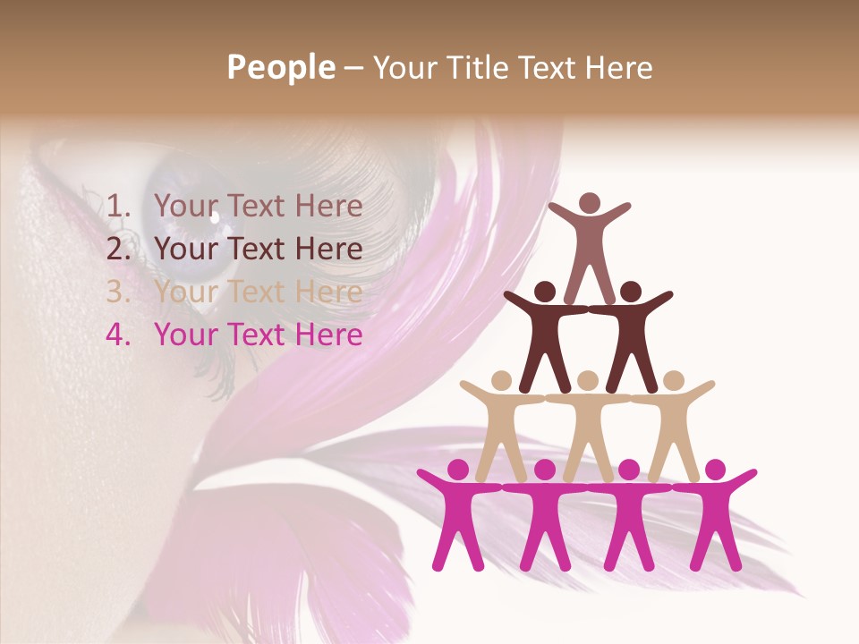 Girl Skincare Colored PowerPoint Template