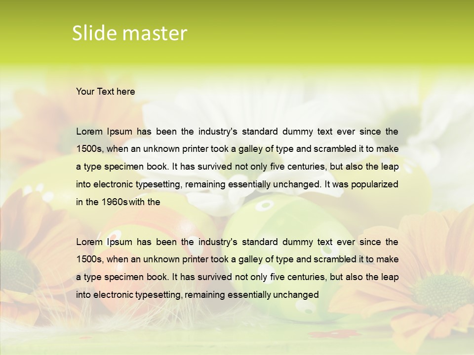 Color Celebration Postcard PowerPoint Template