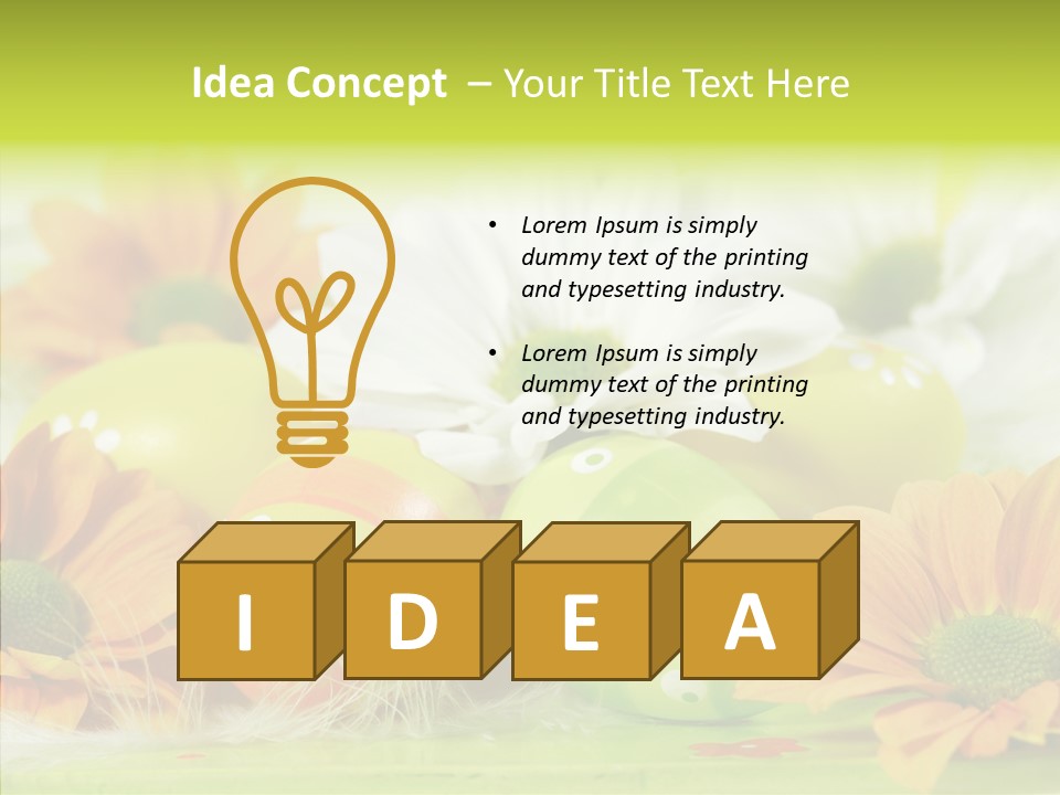 Color Celebration Postcard PowerPoint Template