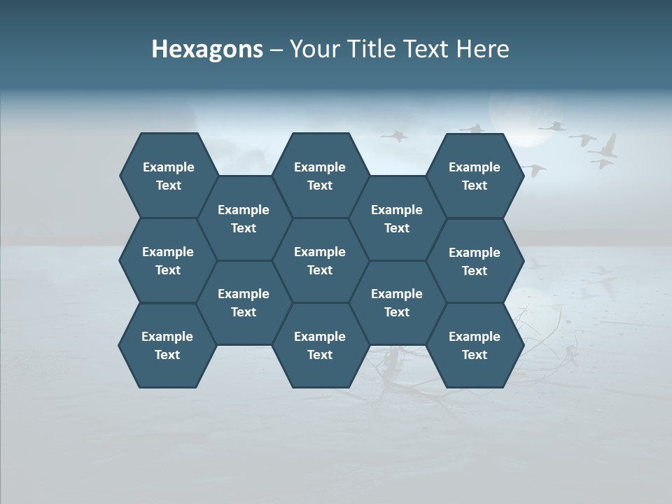 Flying Country Beautiful PowerPoint Template