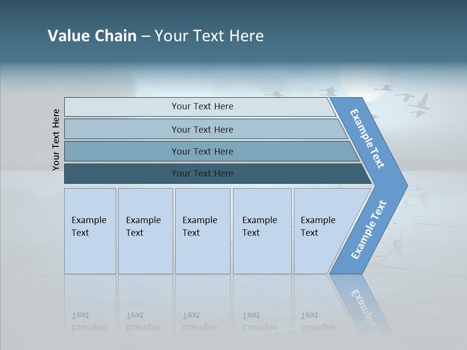 Flying Country Beautiful PowerPoint Template