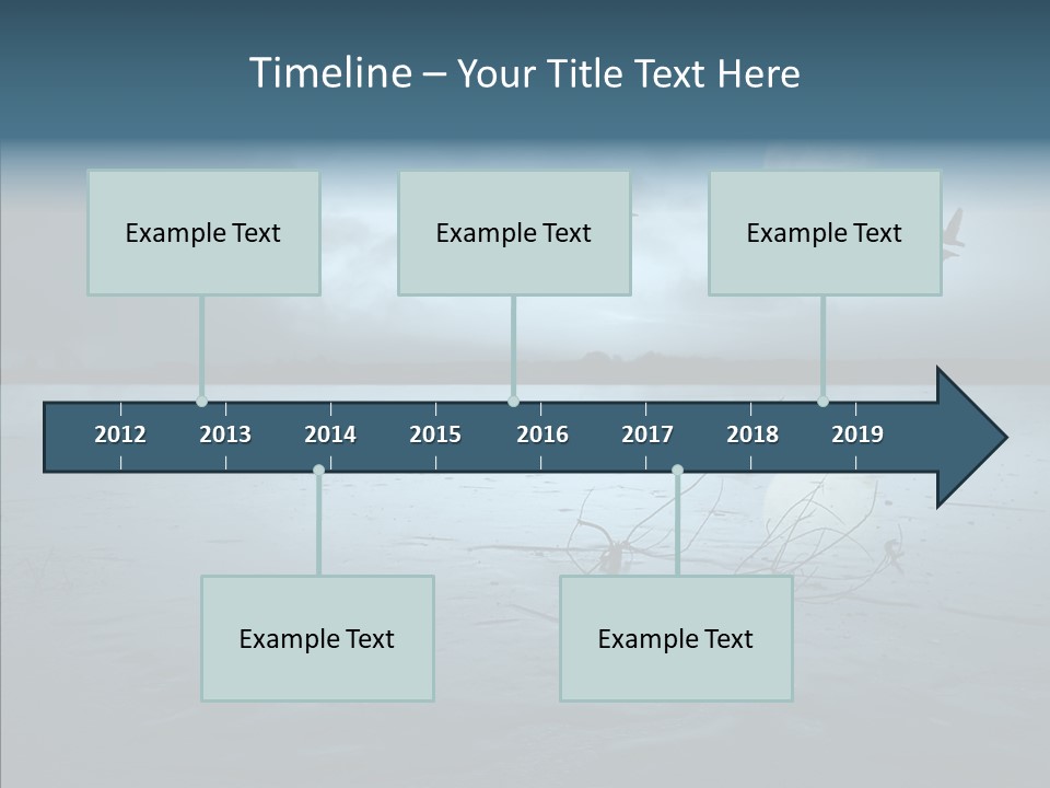 Flying Country Beautiful PowerPoint Template