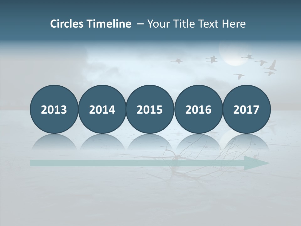 Flying Country Beautiful PowerPoint Template