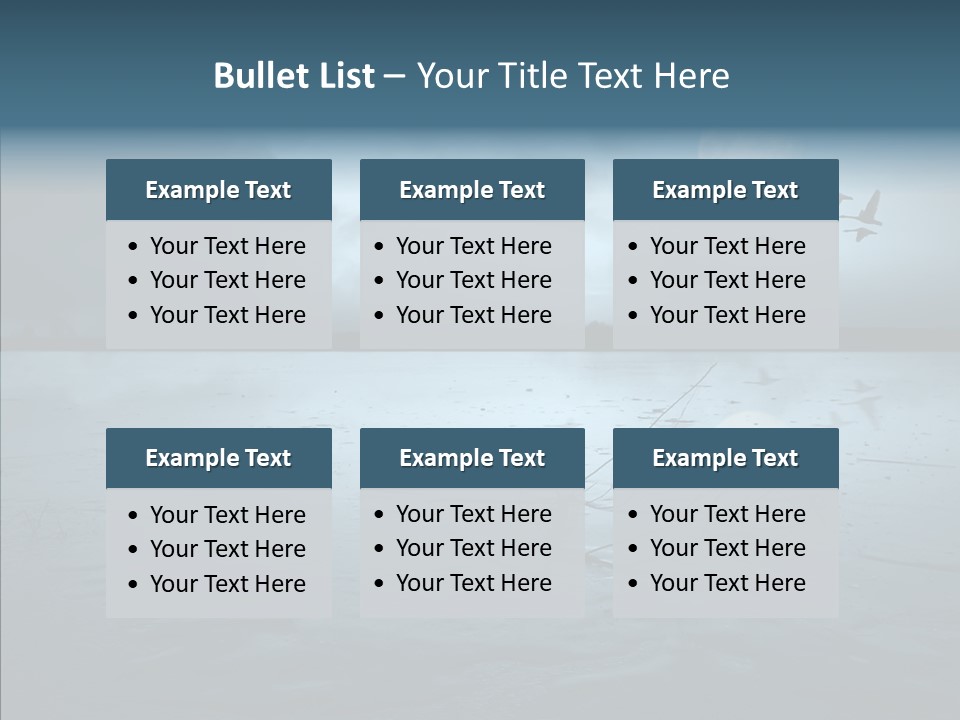 Flying Country Beautiful PowerPoint Template