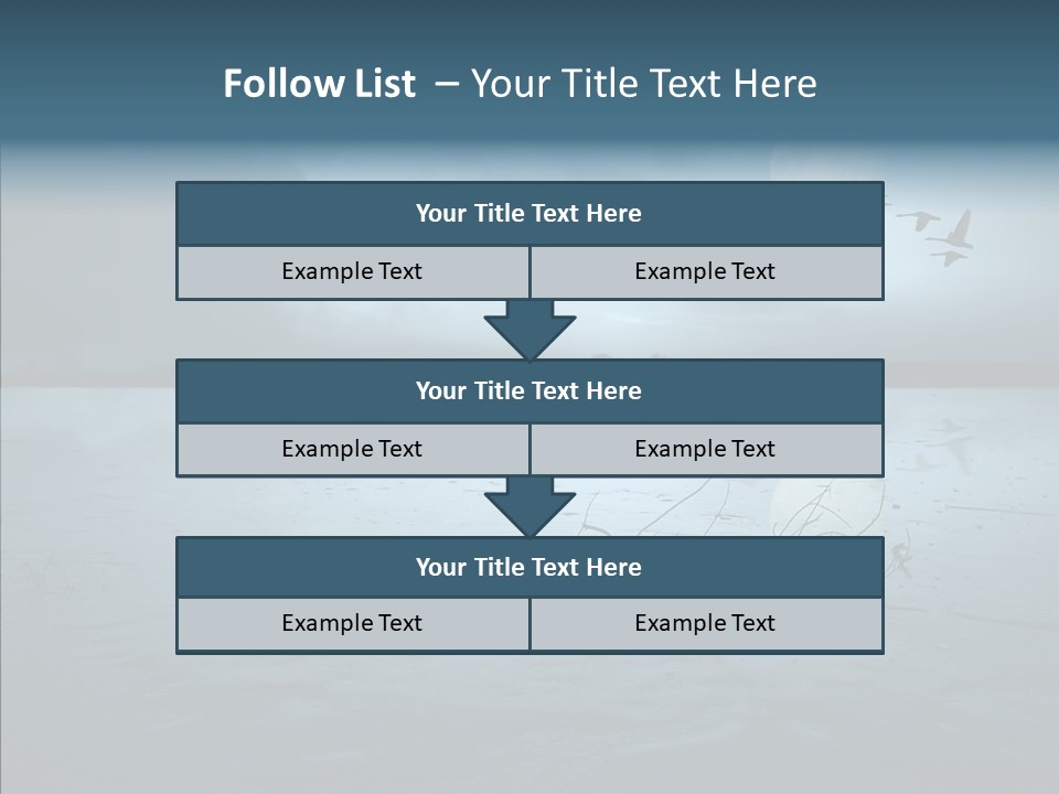 Flying Country Beautiful PowerPoint Template