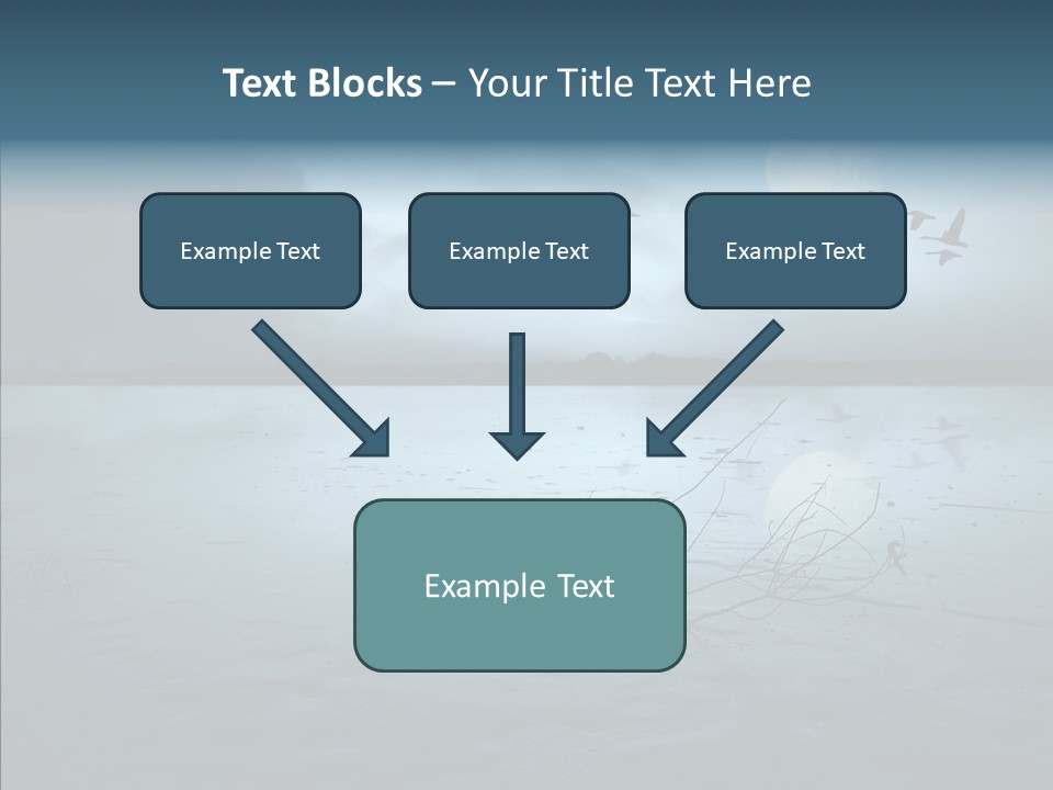 Flying Country Beautiful PowerPoint Template