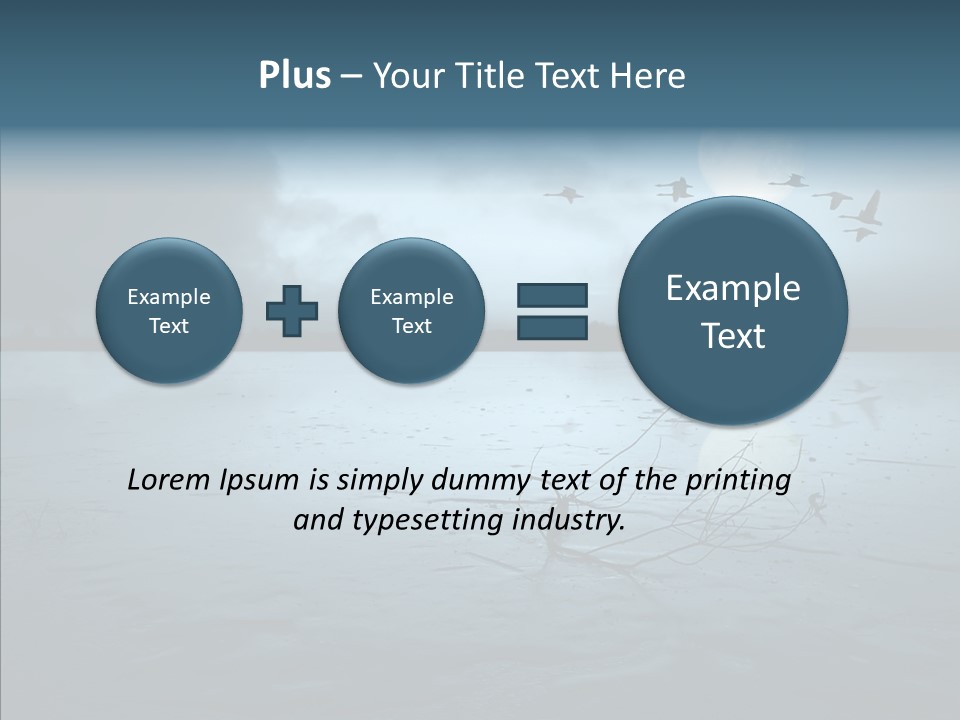 Flying Country Beautiful PowerPoint Template