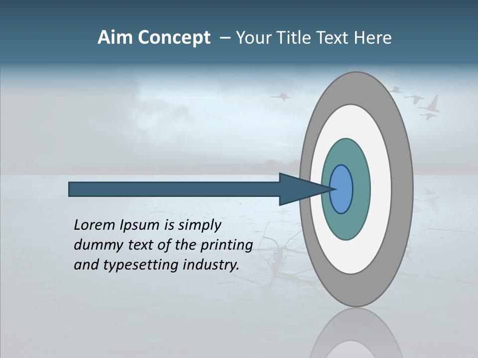 Flying Country Beautiful PowerPoint Template