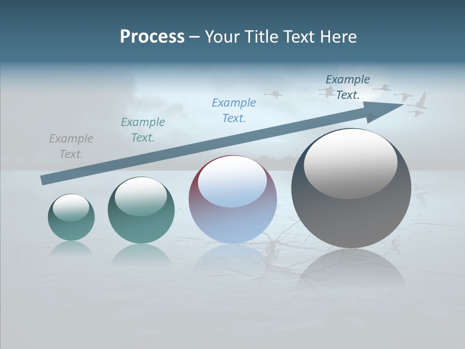 Flying Country Beautiful PowerPoint Template