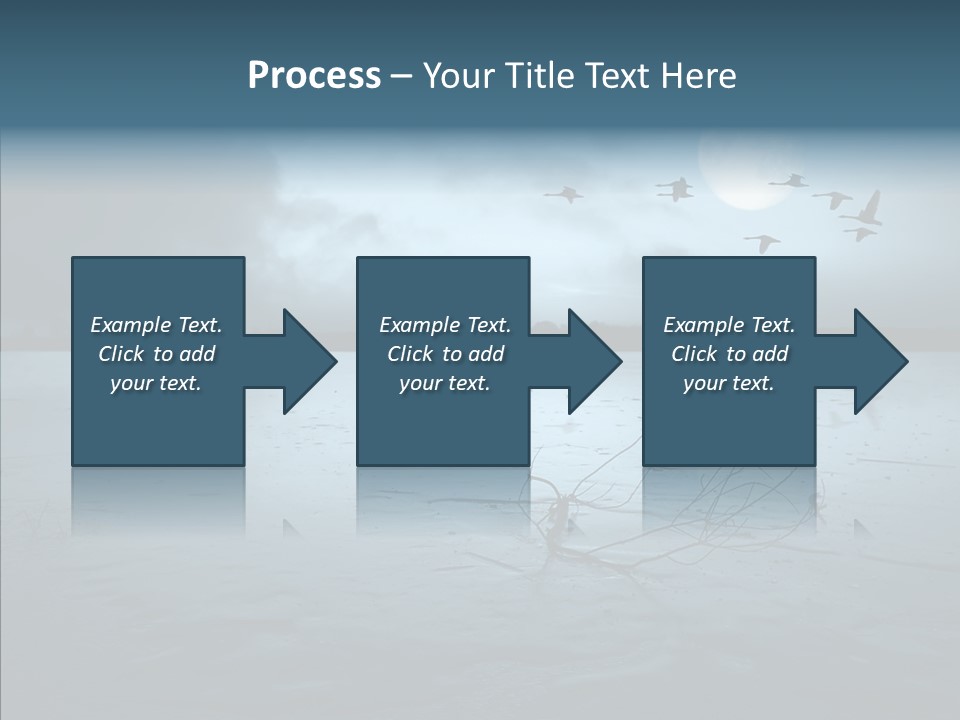 Flying Country Beautiful PowerPoint Template