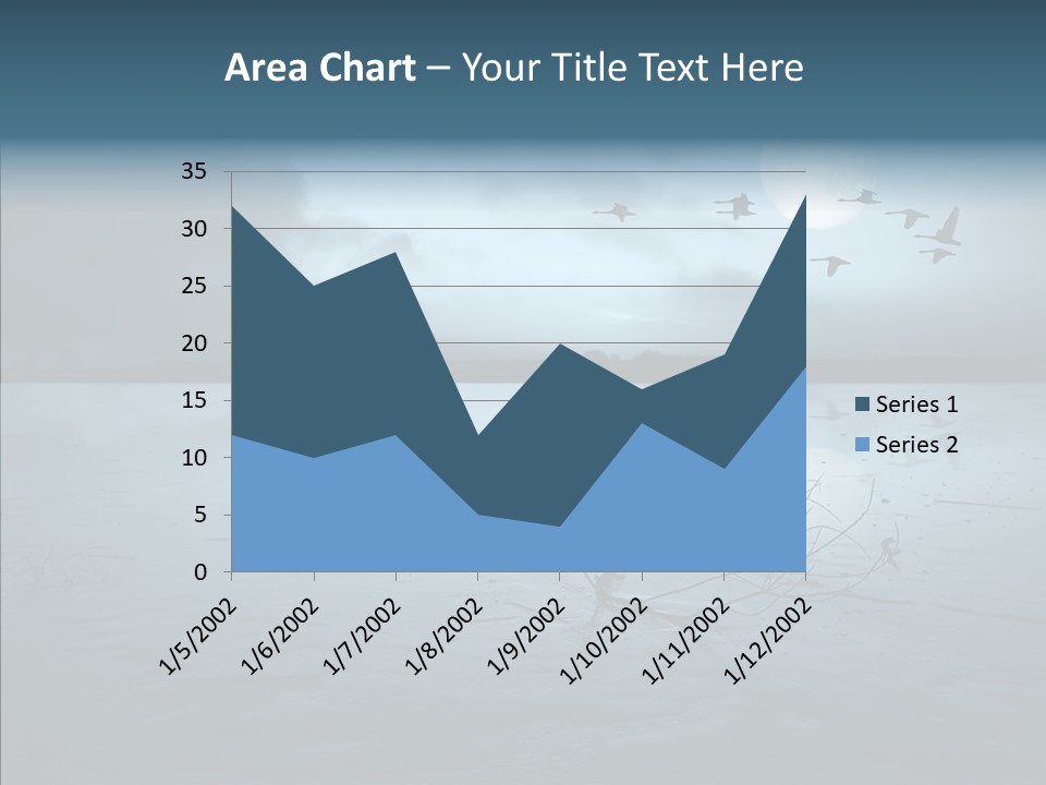 Flying Country Beautiful PowerPoint Template