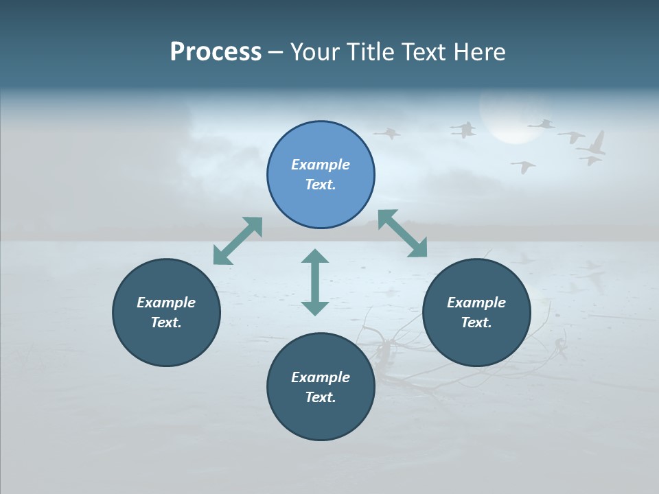 Flying Country Beautiful PowerPoint Template