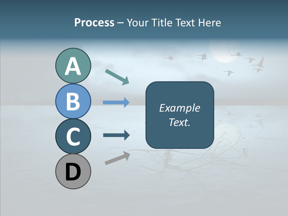 Flying Country Beautiful PowerPoint Template