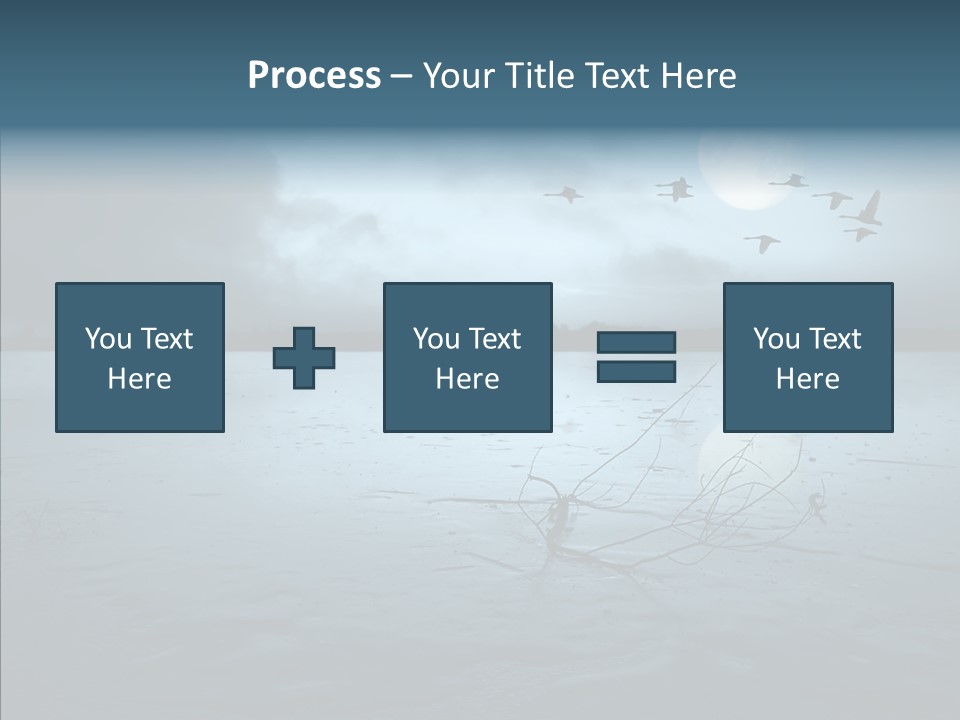 Flying Country Beautiful PowerPoint Template