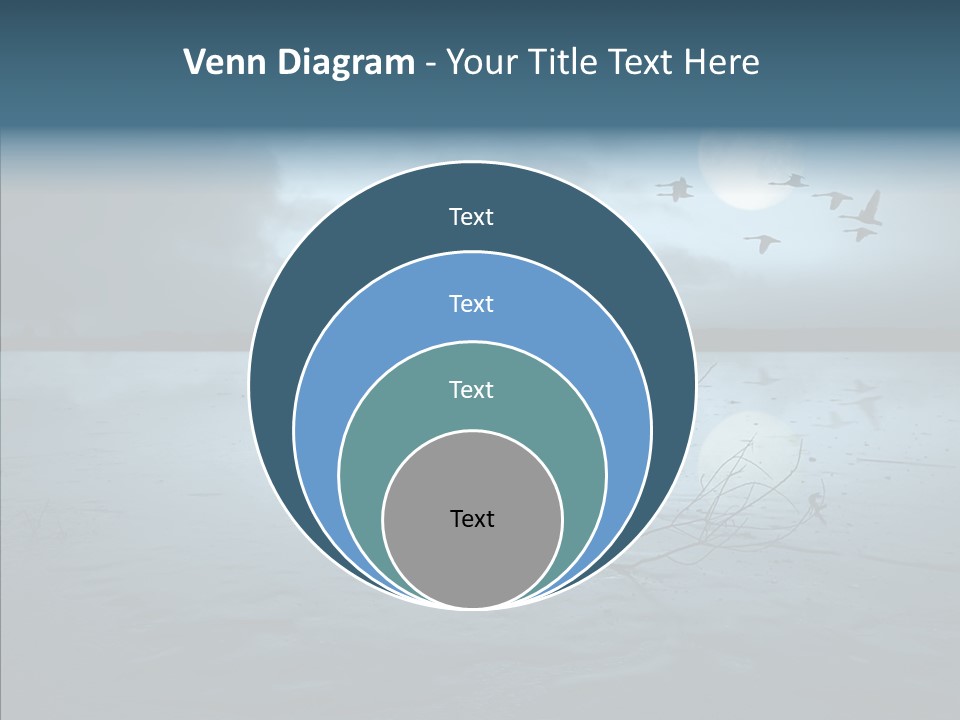 Flying Country Beautiful PowerPoint Template