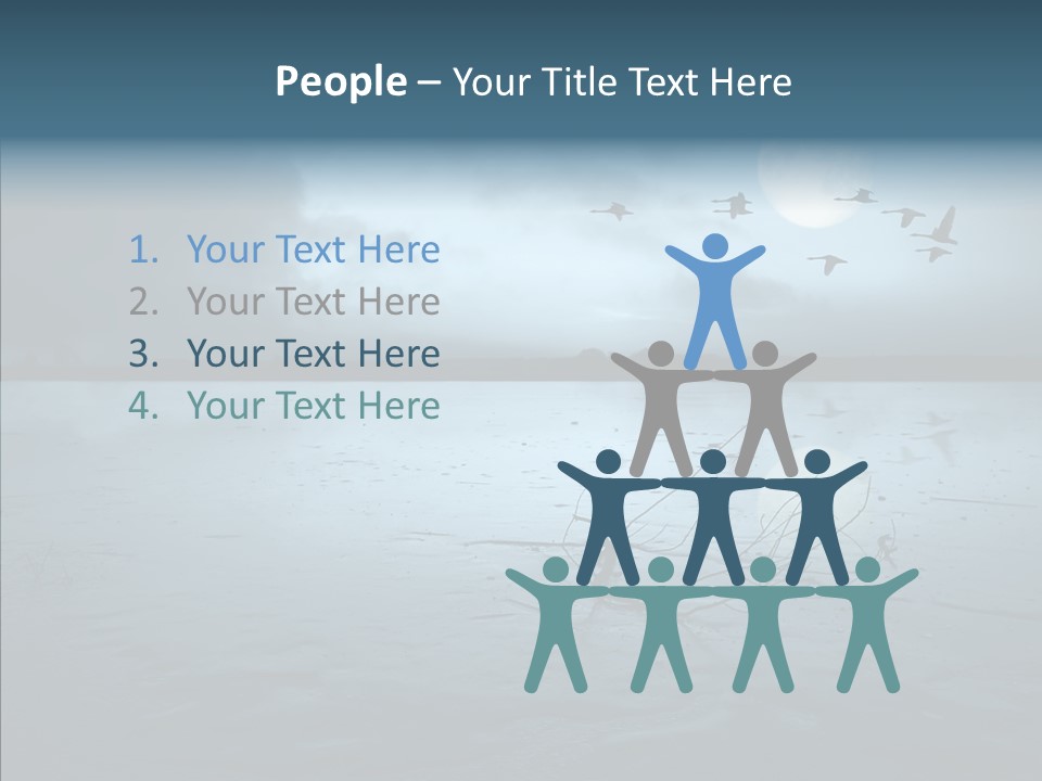 Flying Country Beautiful PowerPoint Template