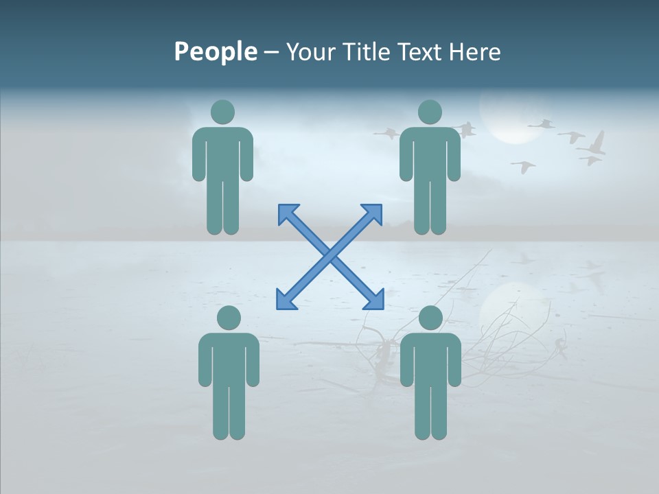 Flying Country Beautiful PowerPoint Template