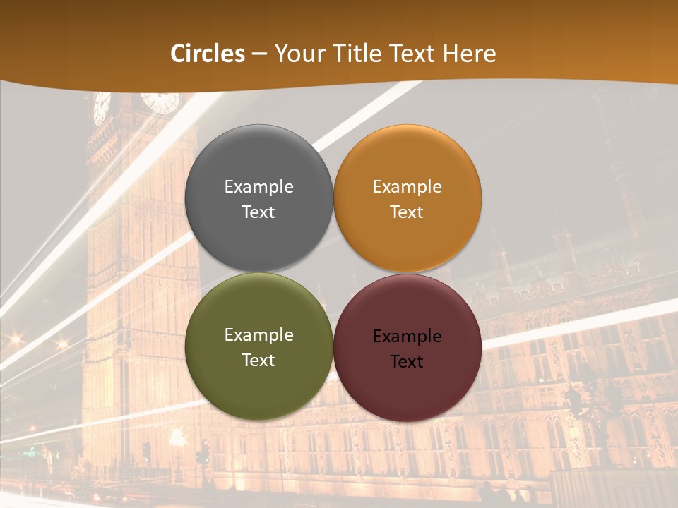 Monument Famous European PowerPoint Template