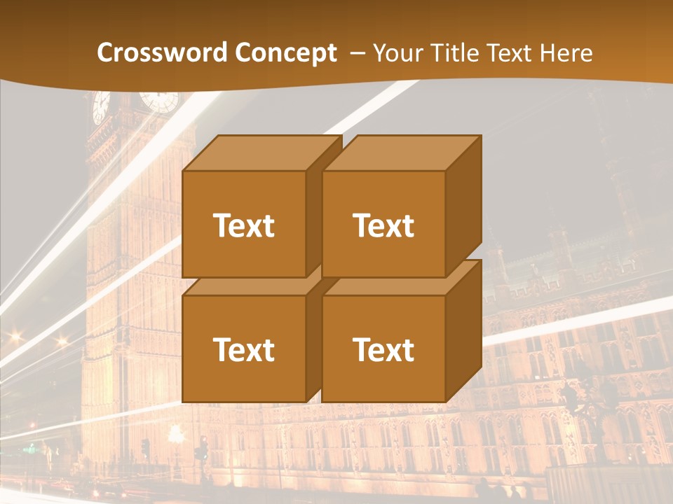 Monument Famous European PowerPoint Template