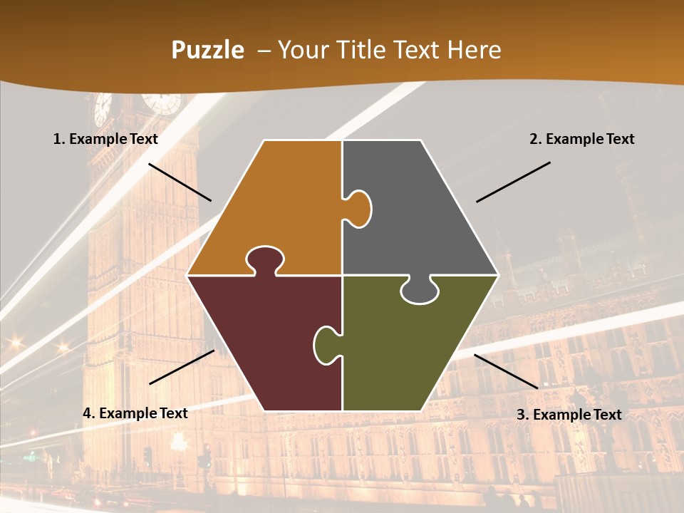 Monument Famous European PowerPoint Template