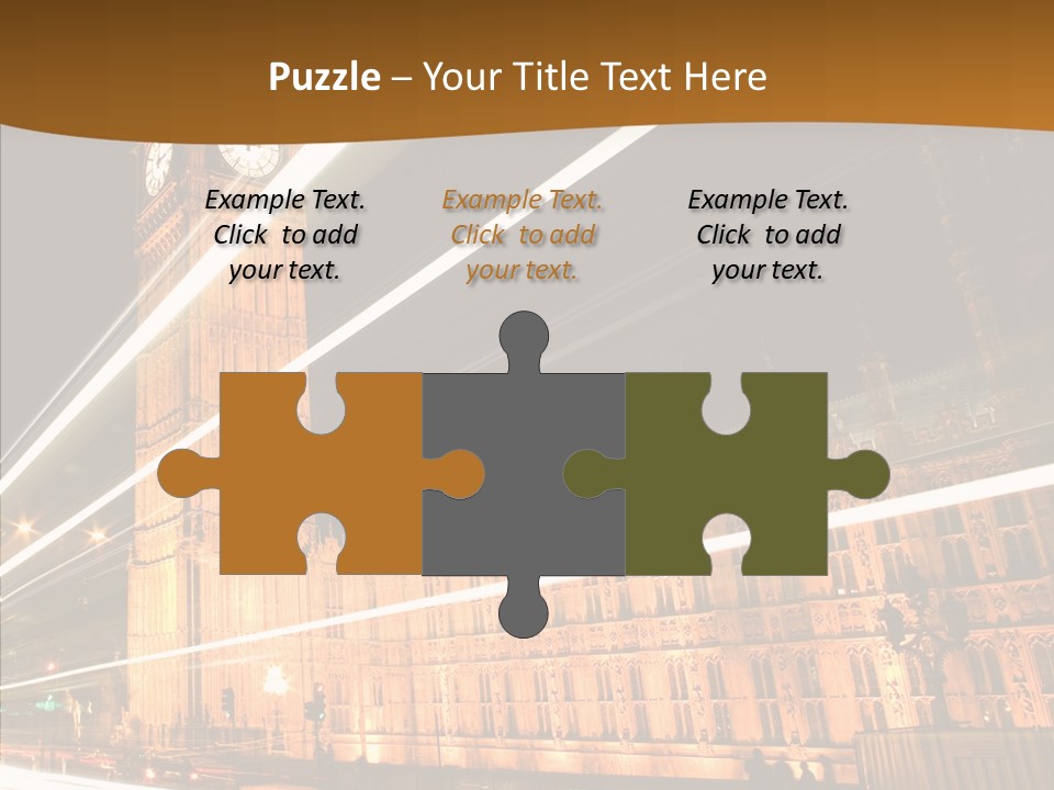 Monument Famous European PowerPoint Template