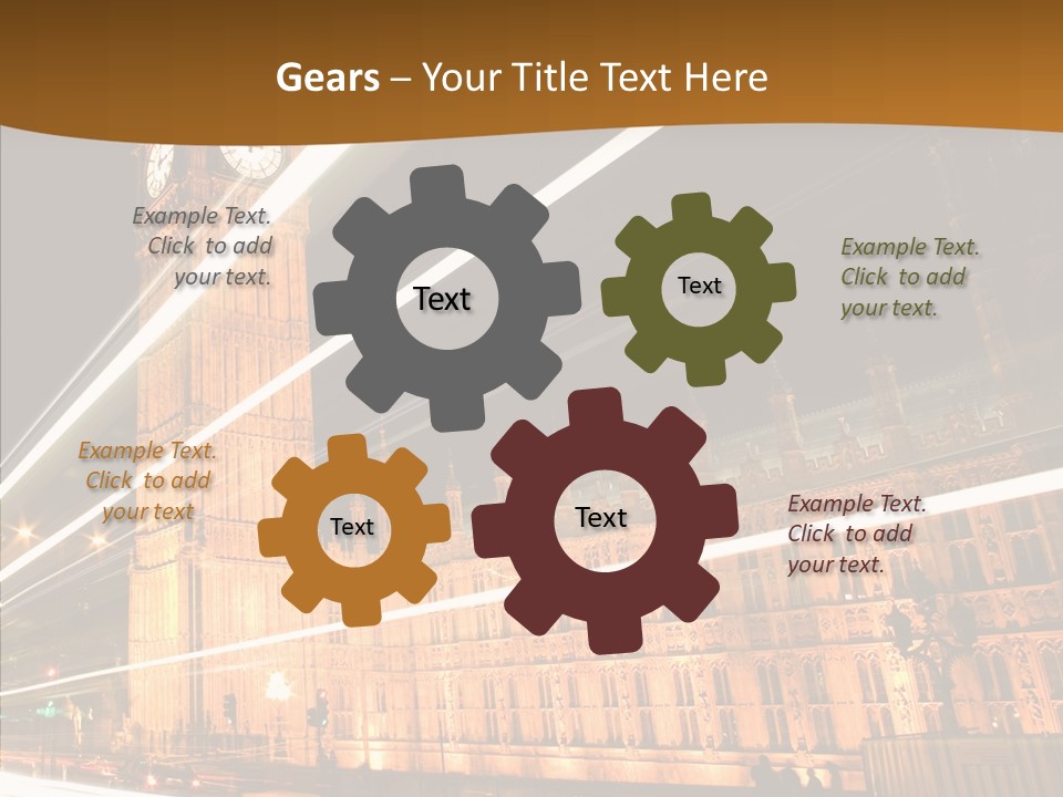 Monument Famous European PowerPoint Template