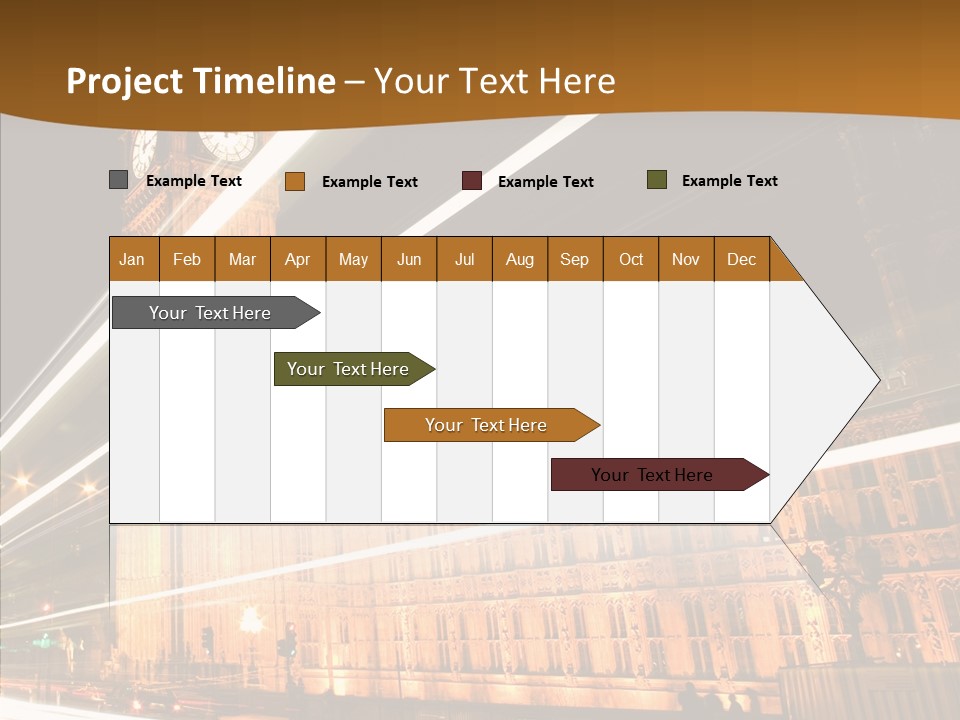 Monument Famous European PowerPoint Template
