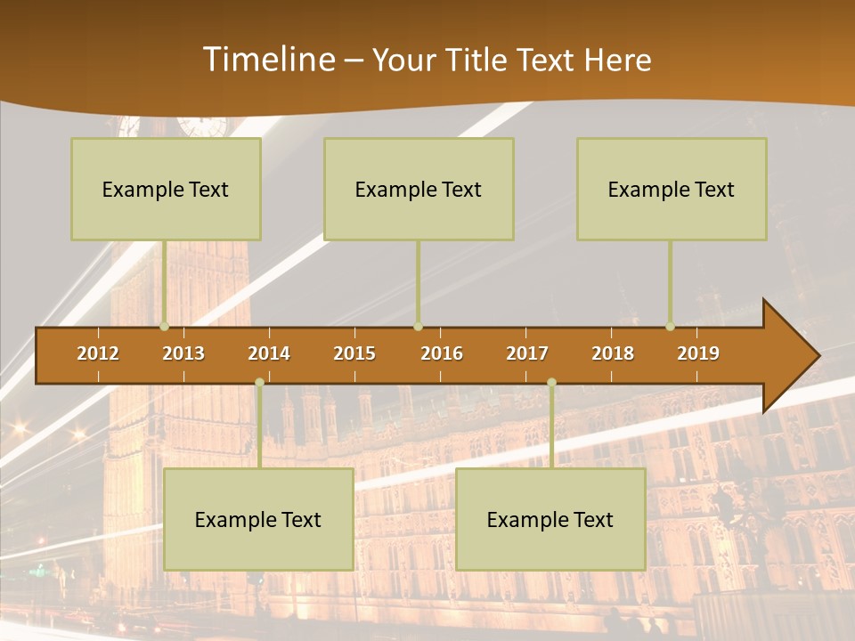 Monument Famous European PowerPoint Template