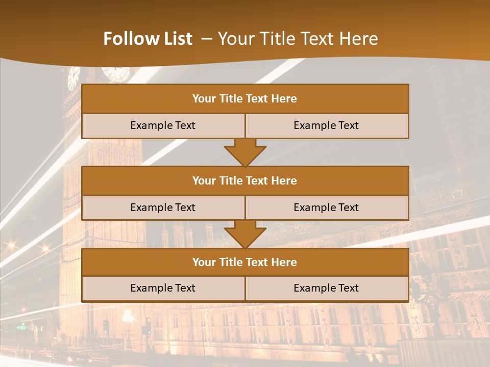 Monument Famous European PowerPoint Template