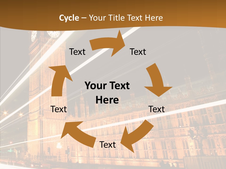 Monument Famous European PowerPoint Template