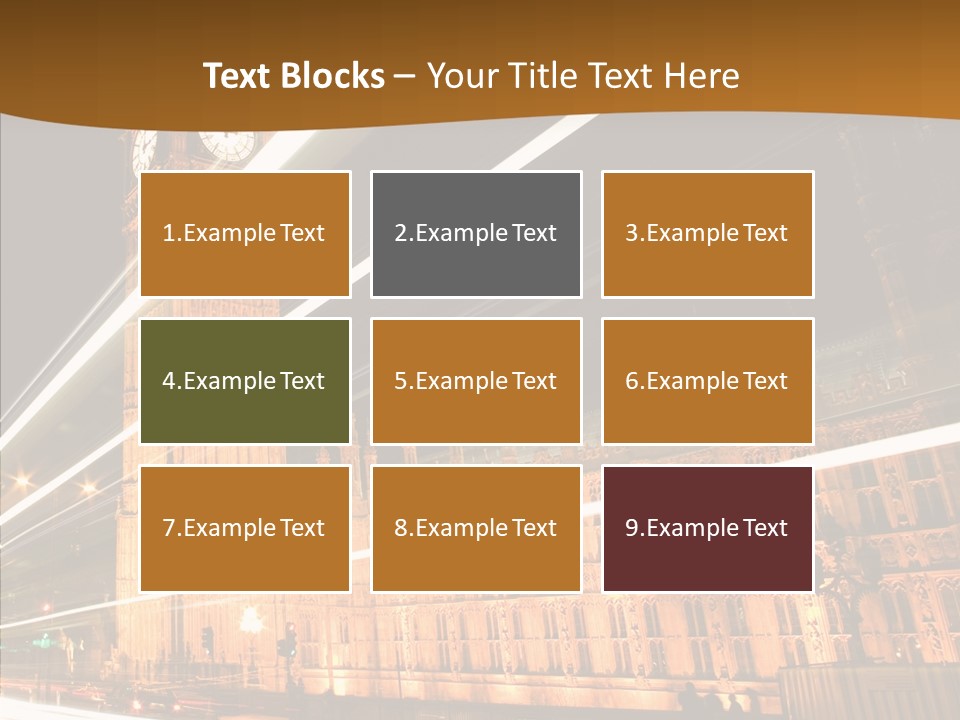 Monument Famous European PowerPoint Template