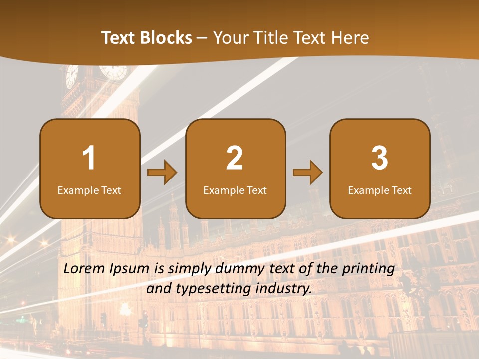 Monument Famous European PowerPoint Template