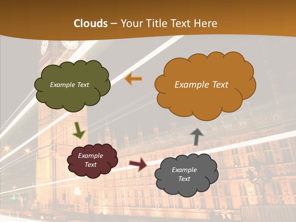 Monument Famous European PowerPoint Template