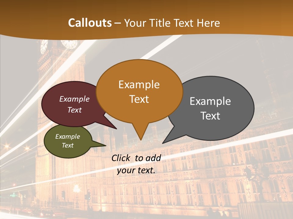 Monument Famous European PowerPoint Template