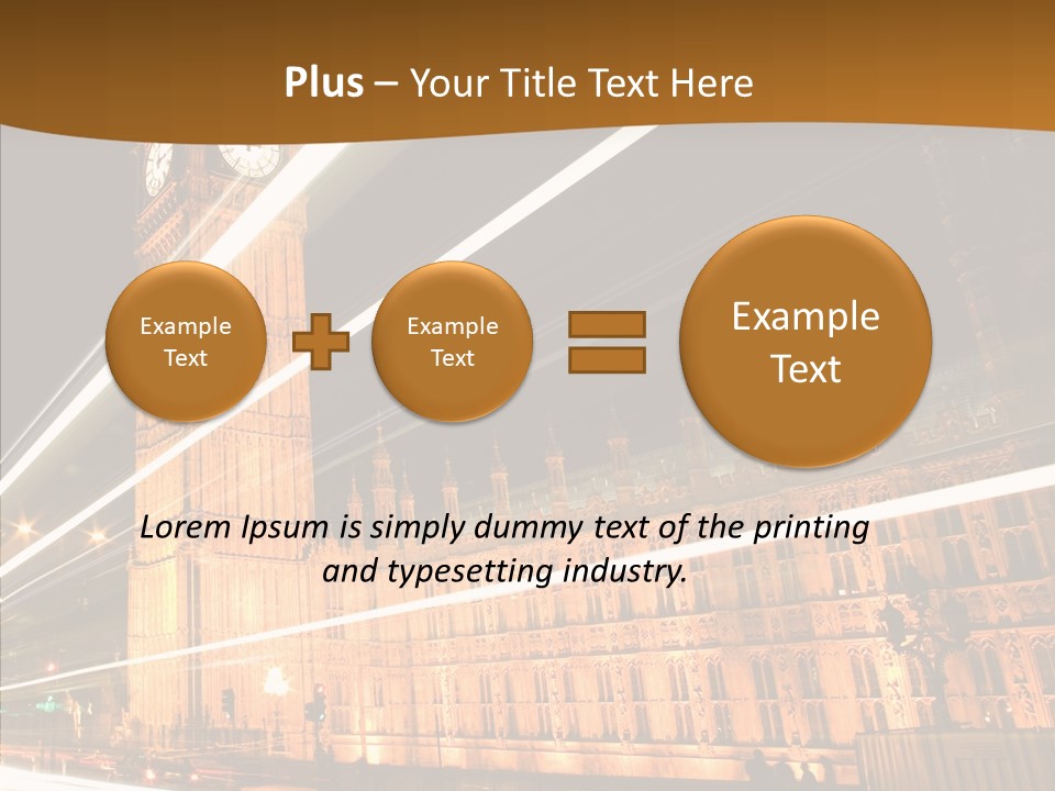 Monument Famous European PowerPoint Template
