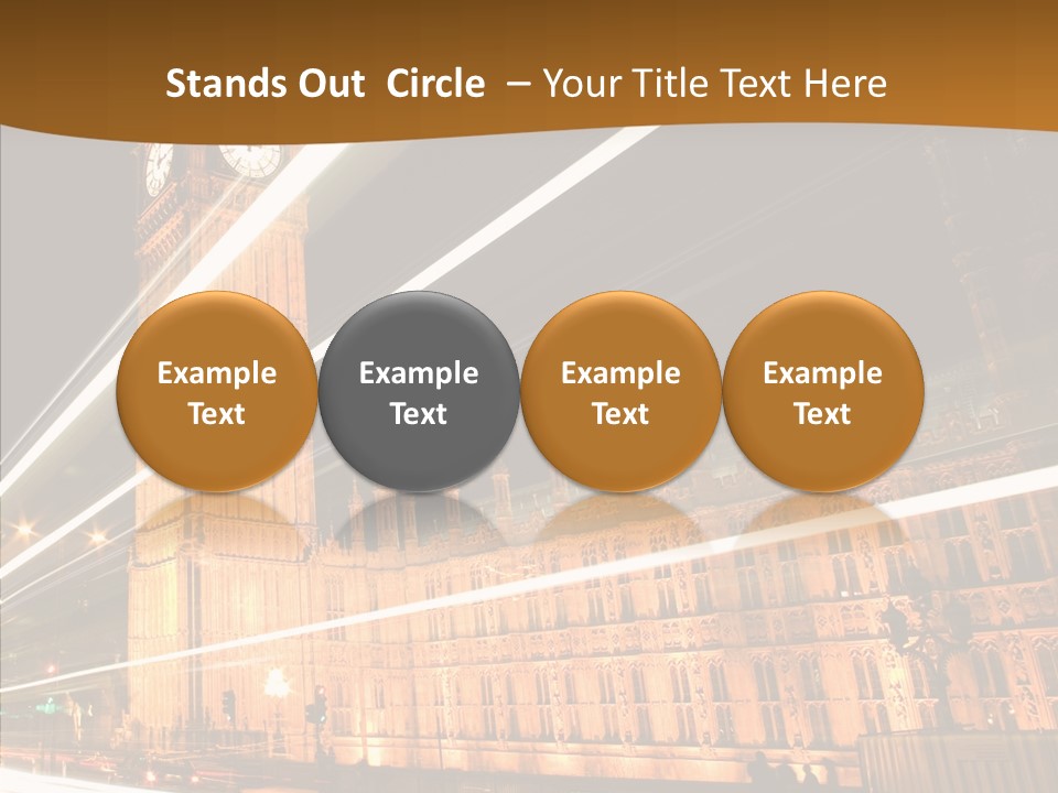 Monument Famous European PowerPoint Template