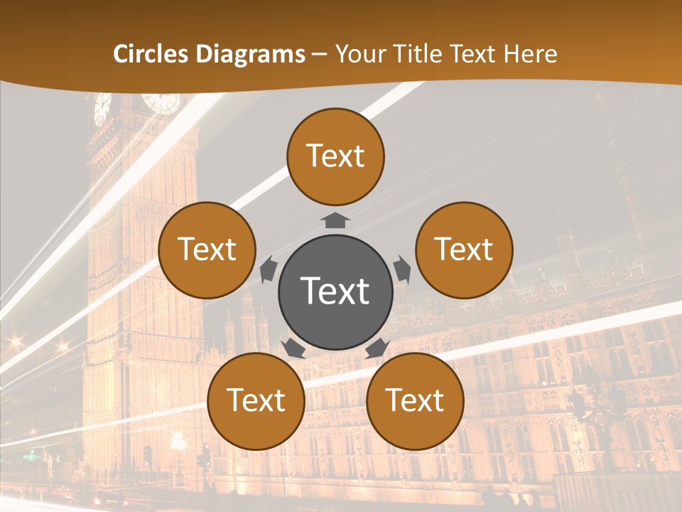 Monument Famous European PowerPoint Template