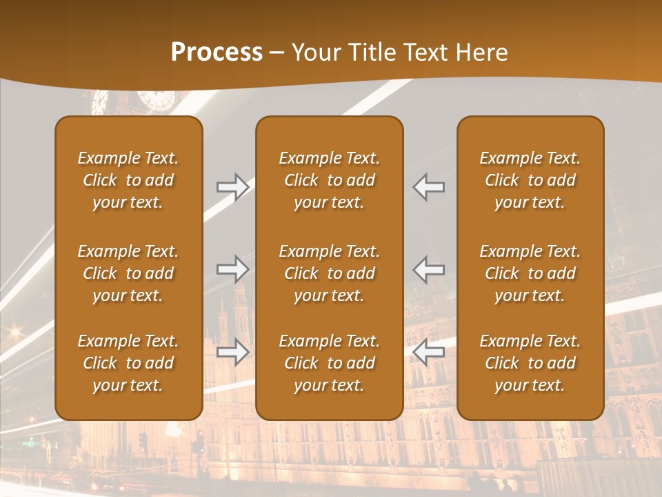 Monument Famous European PowerPoint Template